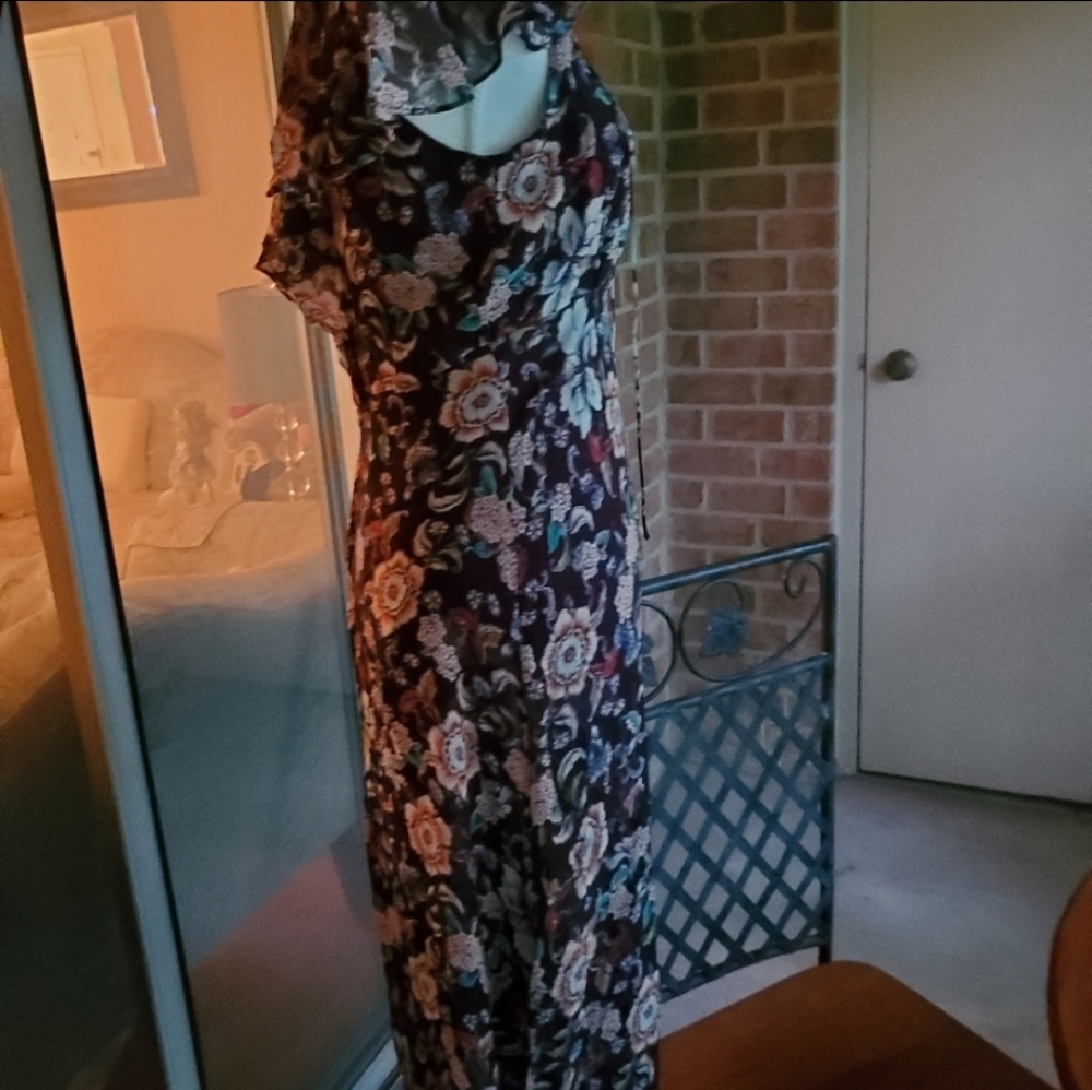 Zara floral dress